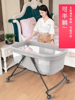 

Multifunctional baby crib foldable newborn sleeping bed Portable kid bed pressure-resistant child cradle