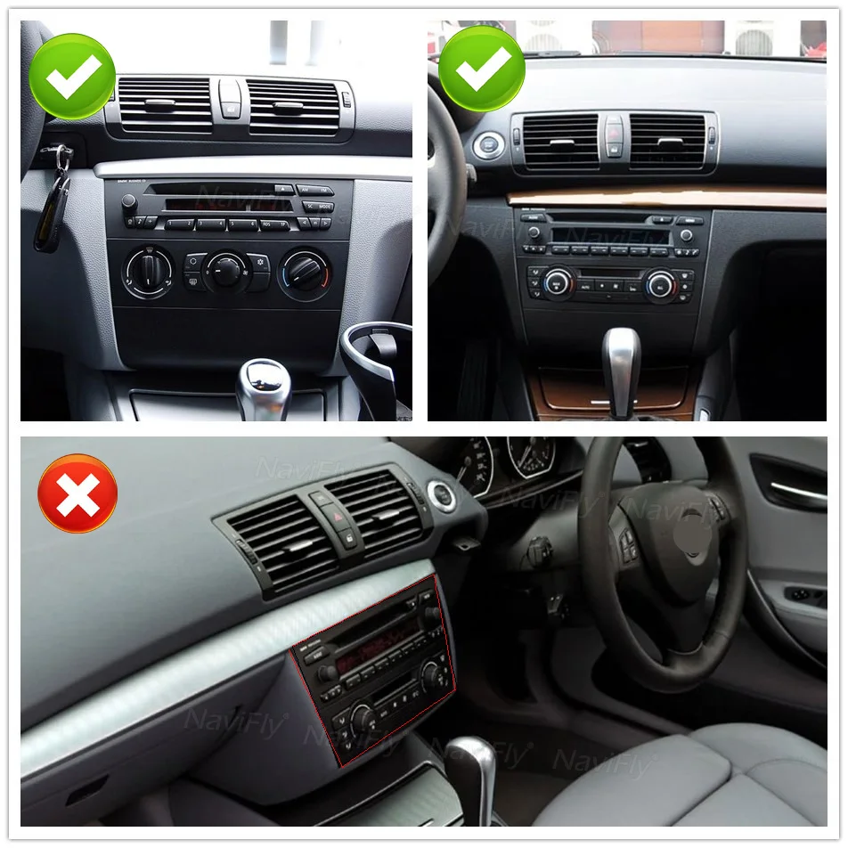 Flash Deal NaviFly IPS DSP Android 9 Car Dvd GPS Player for BMW 1 Serie E81 E82 E87 E88 I20 2004-2011 Car Radio GPS Navigation WIFI BT RDS 1