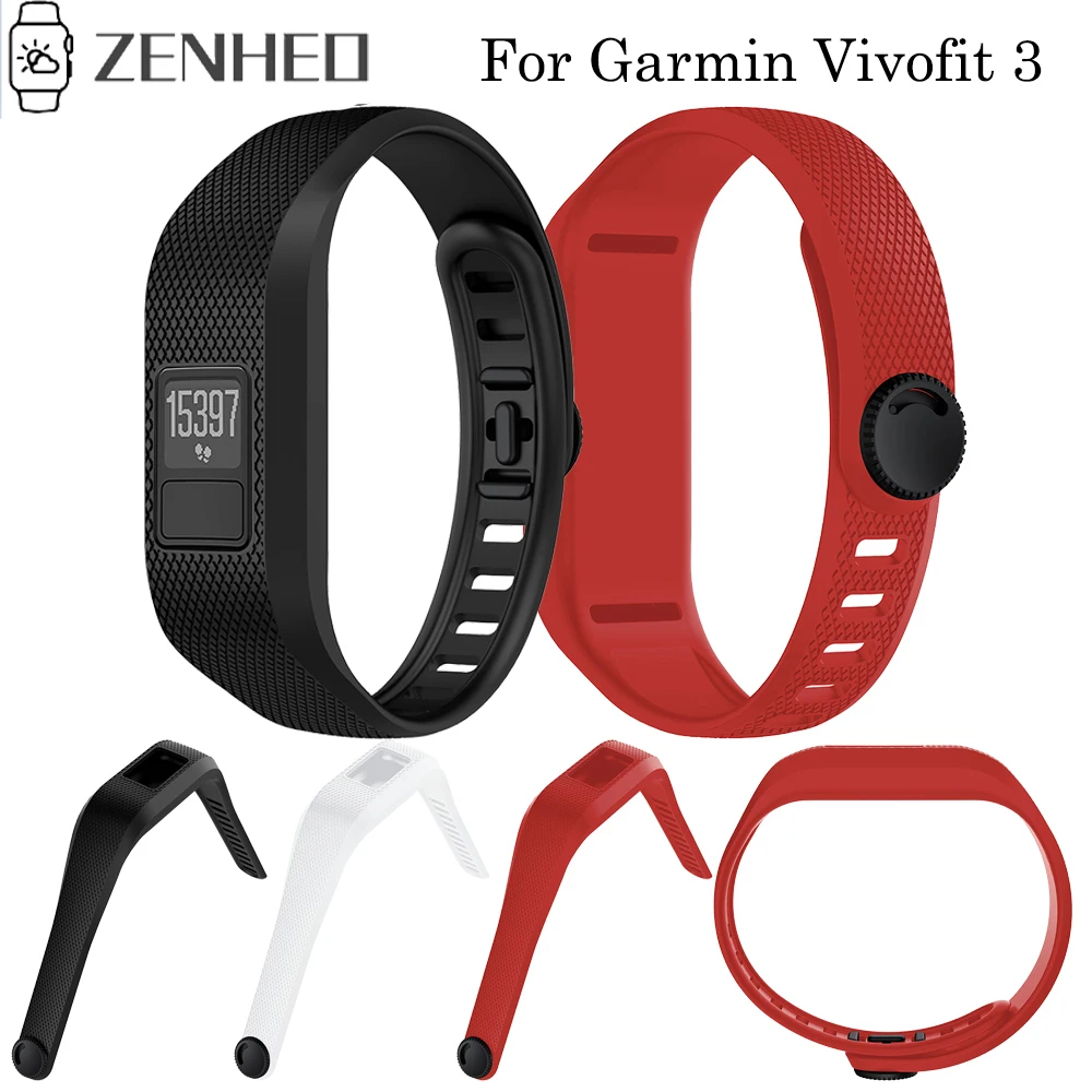 

Watchband For Garmin Vivofit 3 Replacement Soft Silicone Strap Watch Band Accessory Wristbands For Garmin Vivofit3 Wrist Band