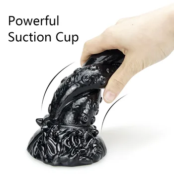 Octopus Dildo Penis Anal Sex Toys Butt Plug Tentacle Masturbation Sex Toy For Women and Men, Orgasm Anus Beads Silicone 2