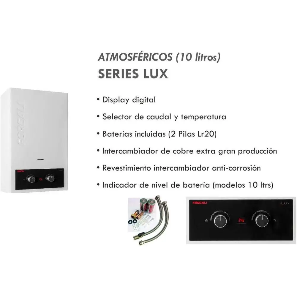 Compact Butane Gas Water Heater 10 Litres Per Minute Automatic Atmospheric  High Quality Forcali - Gas Water Heaters - AliExpress