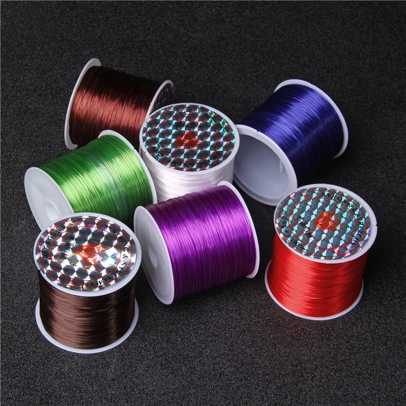 50M Strong Stretchy Elastic Crystal Thread Cord String for Bracelet Beading DIY 50M Strong Stretchy Elastic Crystal Thread Cord String for Bracelet Beading DIY