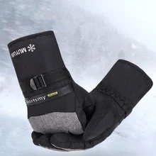 Лыжные перчатки флисовые сноубордические перчатки снегоходы мотоциклетные зимние ветрозащитные водонепроницаемые зимние перчатки унисекс AH08
