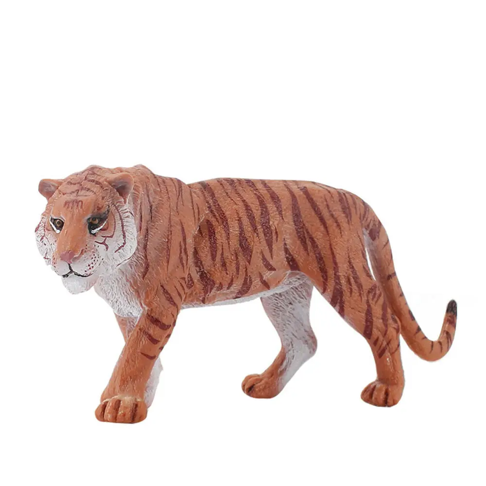 1Pc Cognitive Toy Imitation Tiger Model Educational Desktop Ornament For Children Kids Early Education Decoratio | Игрушки и хобби