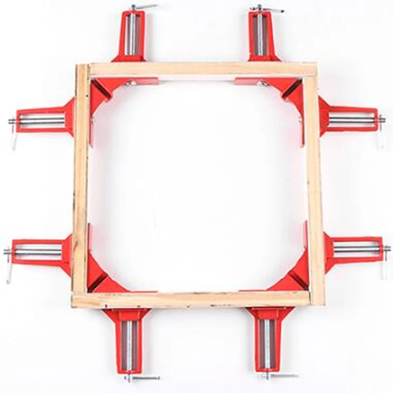 1pcs 90 Degree Right Angle Clamps toggle clamp for woodworking Picture Frame Glass Fixture Hand Too