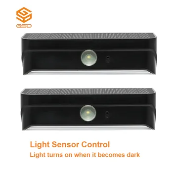 

2pcs/lot LED Solar Light Outdoor Lamp Powered Sunlight high-performance Waterproof Light Sensor Street for Garden Decoration