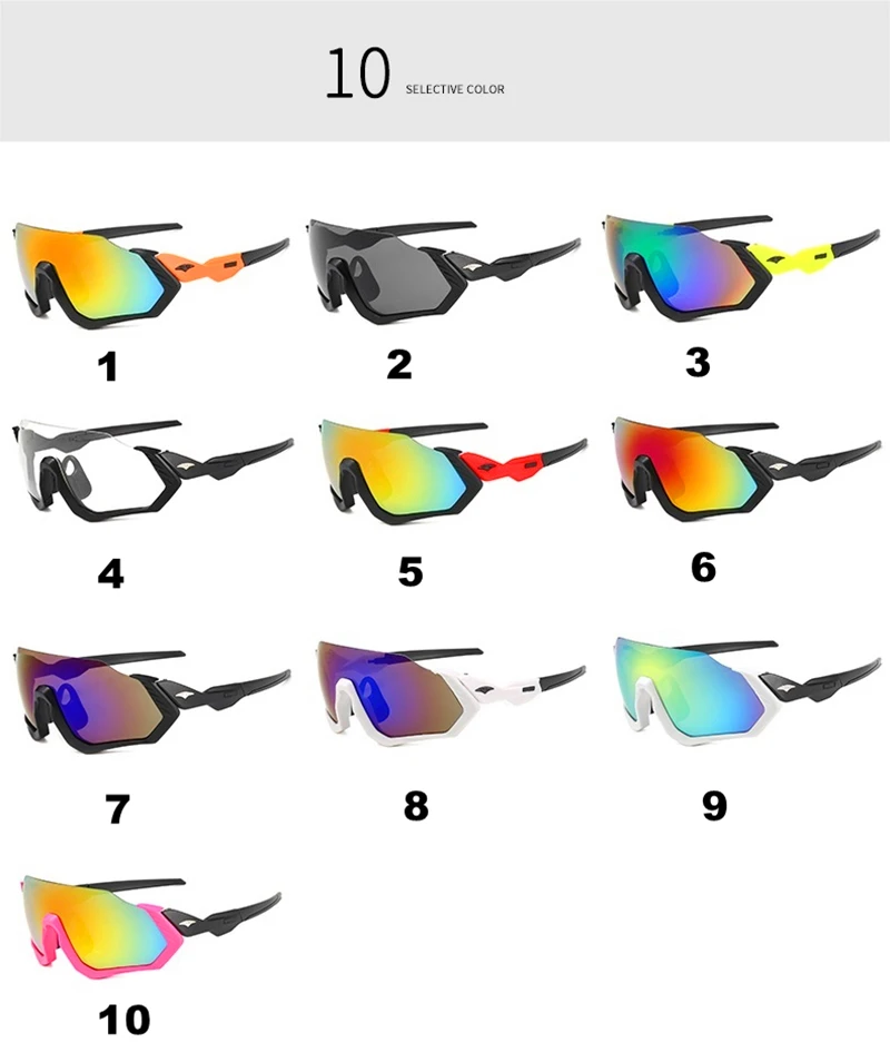 Хит, уличные мужские и женские велосипедные очки, спортивные солнцезащитные очки с защитой от ультрафиолета, очки для горной дороги, велосипеда, рыбалки, очки