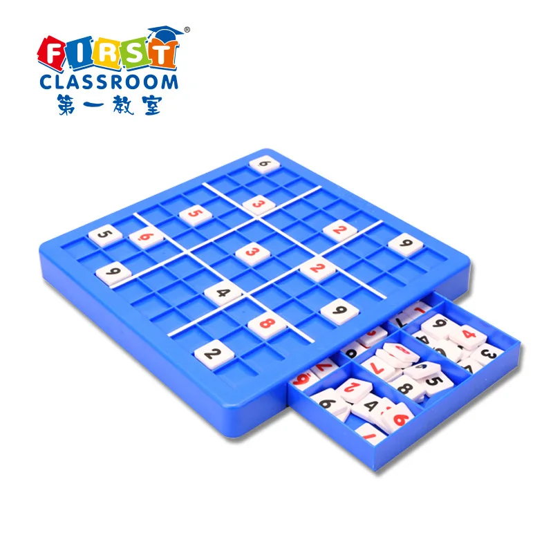 

Tabletop Game shu du qi first classroom 606 Children with Numbers Puzzles Desktop Educational Sudoku Toy