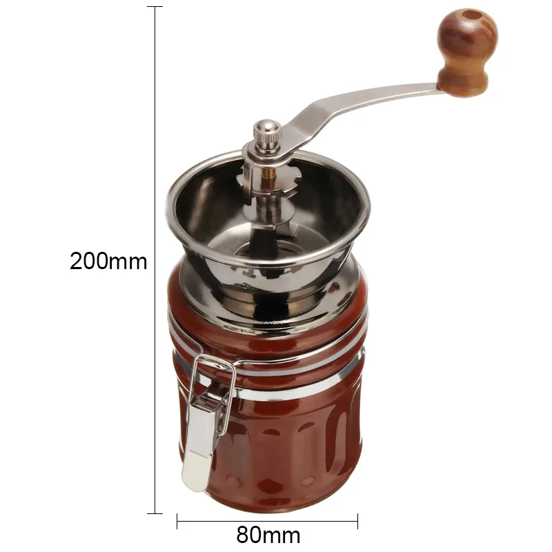 Ретро ручной Керамика Кофе шлифовальные станки рукоятка Bean мельница