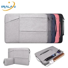 スリーブ 14 15.6 インチの Macbook Air 用の 13 2018 プロ 11 12 13.3 15 ケースポータブルラップトップバッグ xiaomi レノボノートブックカバー(China)