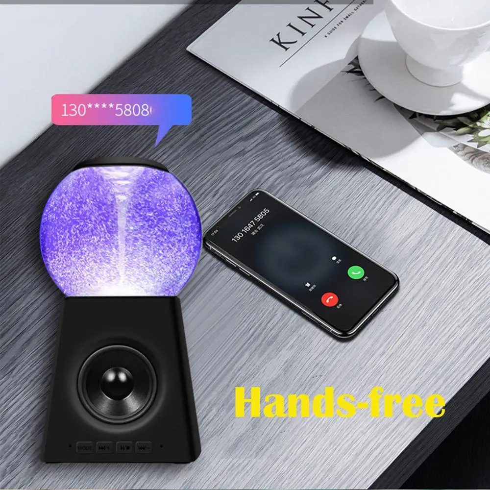 Bluetooth динамик s портативный мини беспроводной красочный светильник динамик плеер USB Mp3 стерео музыка звук Colum 3D объемный бас 1014