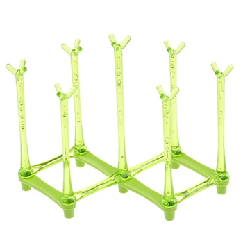 

Baby Feeding Bottle Drying Rack Newborn Breast Milk Bottles Cup Holder Pacifier Nipple Shelf Holder Folding Drainer Dryer BB5159