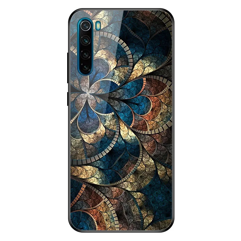 A032 Geruide для Xiaomi Redmi Note 8 чехол, закаленное стекло Note 8 Pro Чехол cubierta para Для Xiaomi Redmi Note 8 Pro Чехол - Цвет: A032