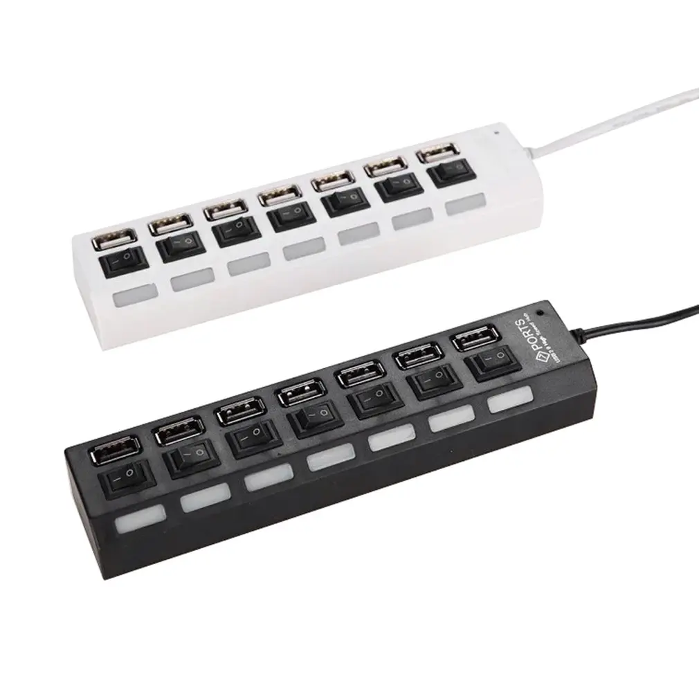 7 портовый адаптер USB 2 0 высокоскоростной многоинтерфейсный концентратор