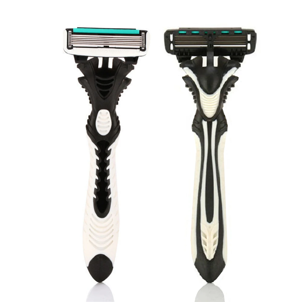 

Safety Shaving Razor Blade For Men 6 Layers Stainless Steel Shave Razors Men Manual Shaving Trimmer Straight Hair Removal