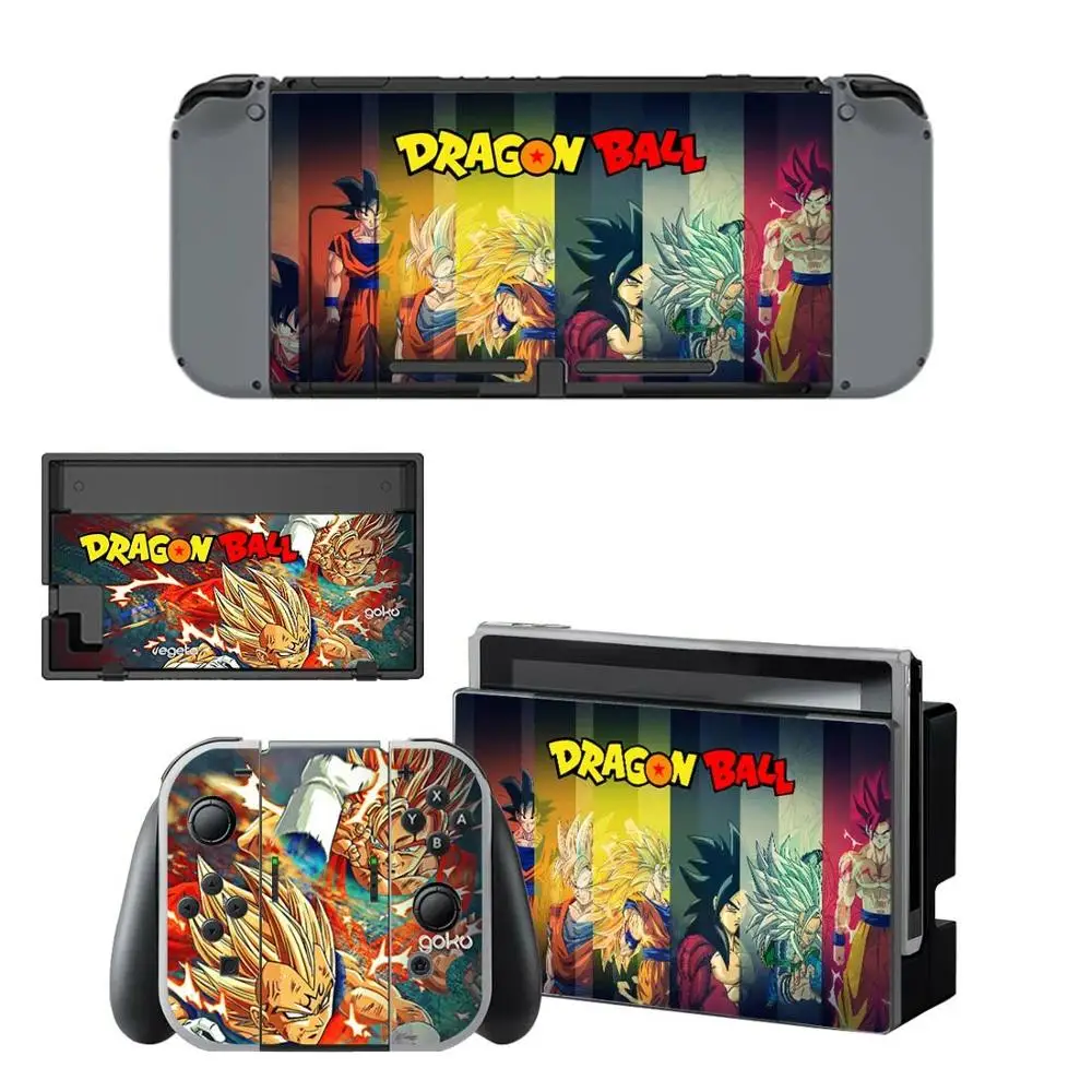 Наклейки для nintendo switch из кожи Dragon Ball Z Goku shand, наклейки для переключателей, наклейка для консоли nintendo Switch, контроллер Joy-con - Цвет: YSNS0489