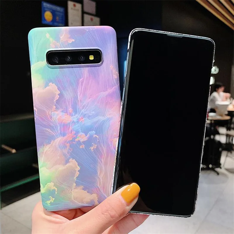 3D рельефный матовый чехол для samsung Galaxy S10 Plus S10e S9 S8 Note 10 9 8 S7 edge+ S10 E чехол из поликарбоната с изображением звезд и чернил