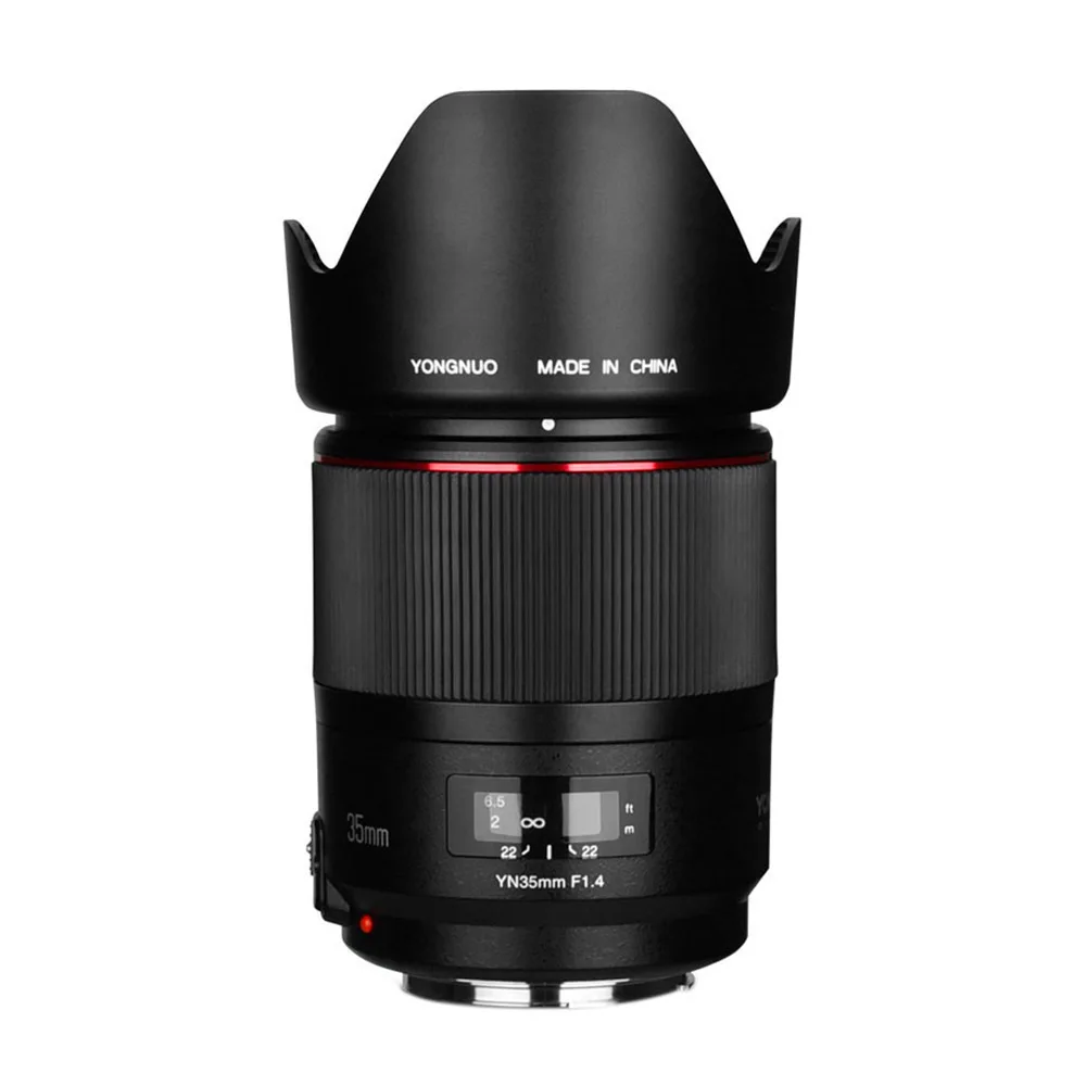 Объектив YONGNUO YN35mm F1.4 объектив с яркой апертурой Стандартный широкоугольный объектив для Canon 5DII D5III 5DIV 5DS 5DSR 6D 7D 6DII 7DII