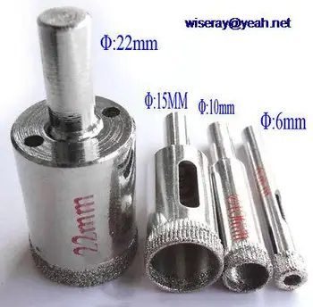 

DHL/EMS 40X Diamond coated GLASS MARBLE HOLE SAW CORE DRILL BIT-A8