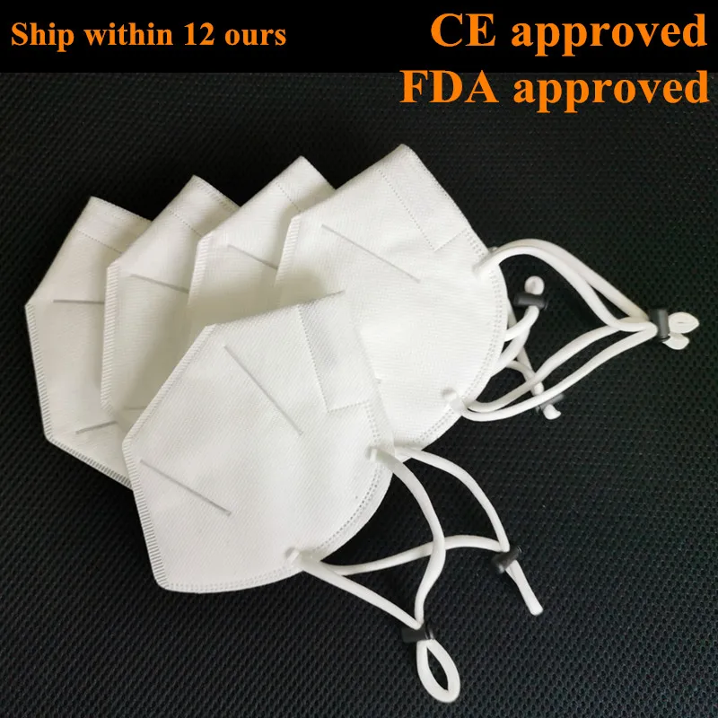 

FDA Approved mask KN95 4 layer Dustproof Anti-fog Breathable Face Masks N95 Mask 95% Filtration Features as FFP2 20 time use