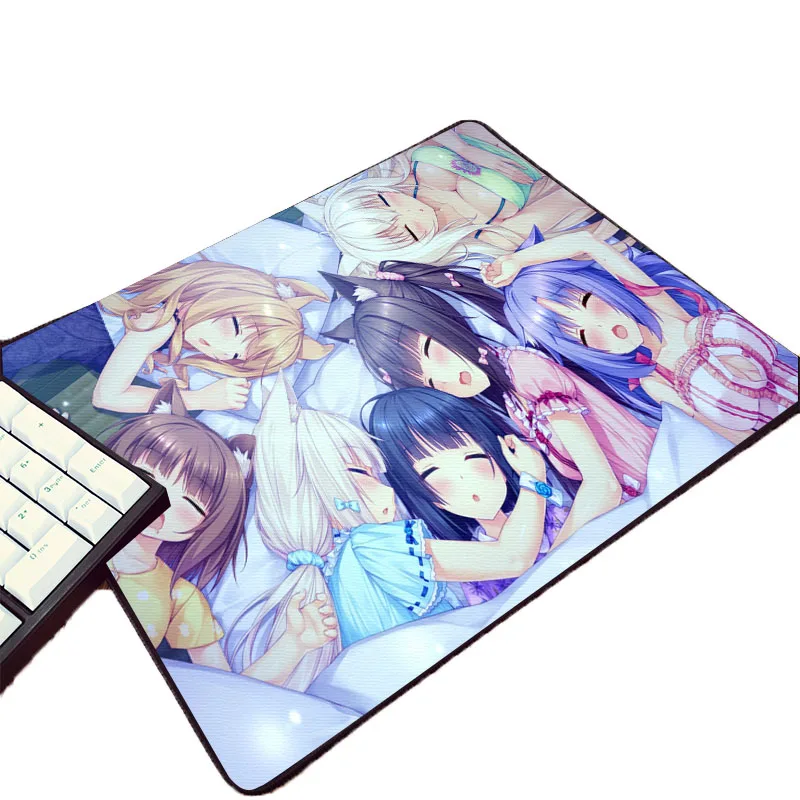 ACG анимационная игра милые девушки Chocola Nekopara коврик для мыши горячие аниме игры узор так мило аниме девушки кошка ПК Настольный коврик