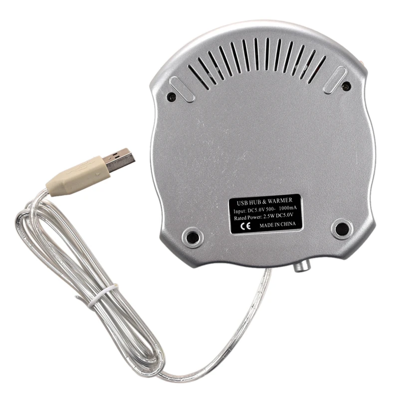 USB чашки/кружки подогреватель пусковой площадки+ 4 Порты и разъёмы usb-хаб