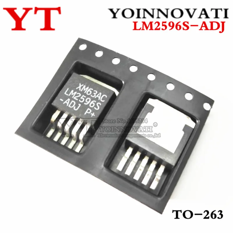 100 Pz Lm2596S-Adj To263 Lm2596-Adj To-263 Ic Nuovo E Originale