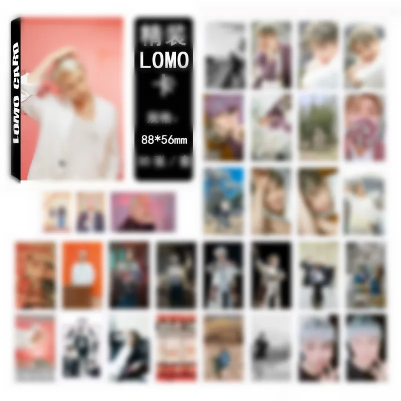 [MYKPOP] карта PERSONA LOMO картонная подарочная коробка Набор 30 шт. KPOP коллекция SA19052008