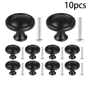 

1 Set Aluminum Alloy Door Knob Screws Furniture Handle Hardware Puller Grip Bathroom Wholesale