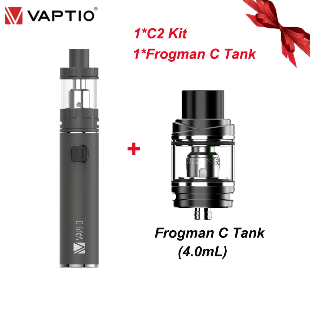 RU Доставка! Оригинальный комплект Vaptio C2 С батареей 3000 мАч встроенный 100 Вт вейп
