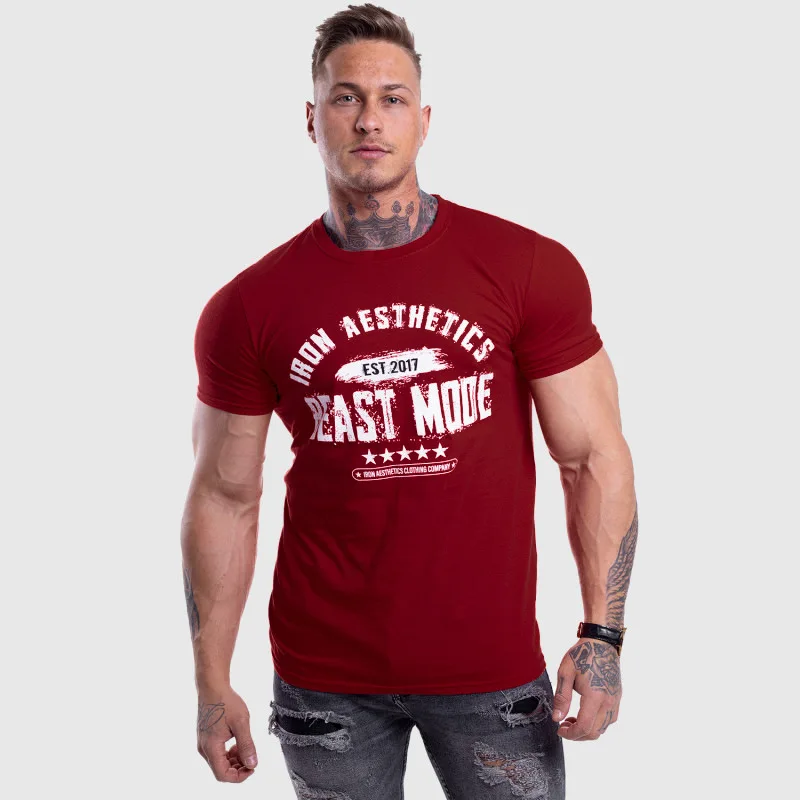 Muscle Dr. Brothers, популярный бренд, летняя спортивная футболка с коротким рукавом в европейском и американском стиле, Мужская одежда для бега, тренировок, тренировок, M