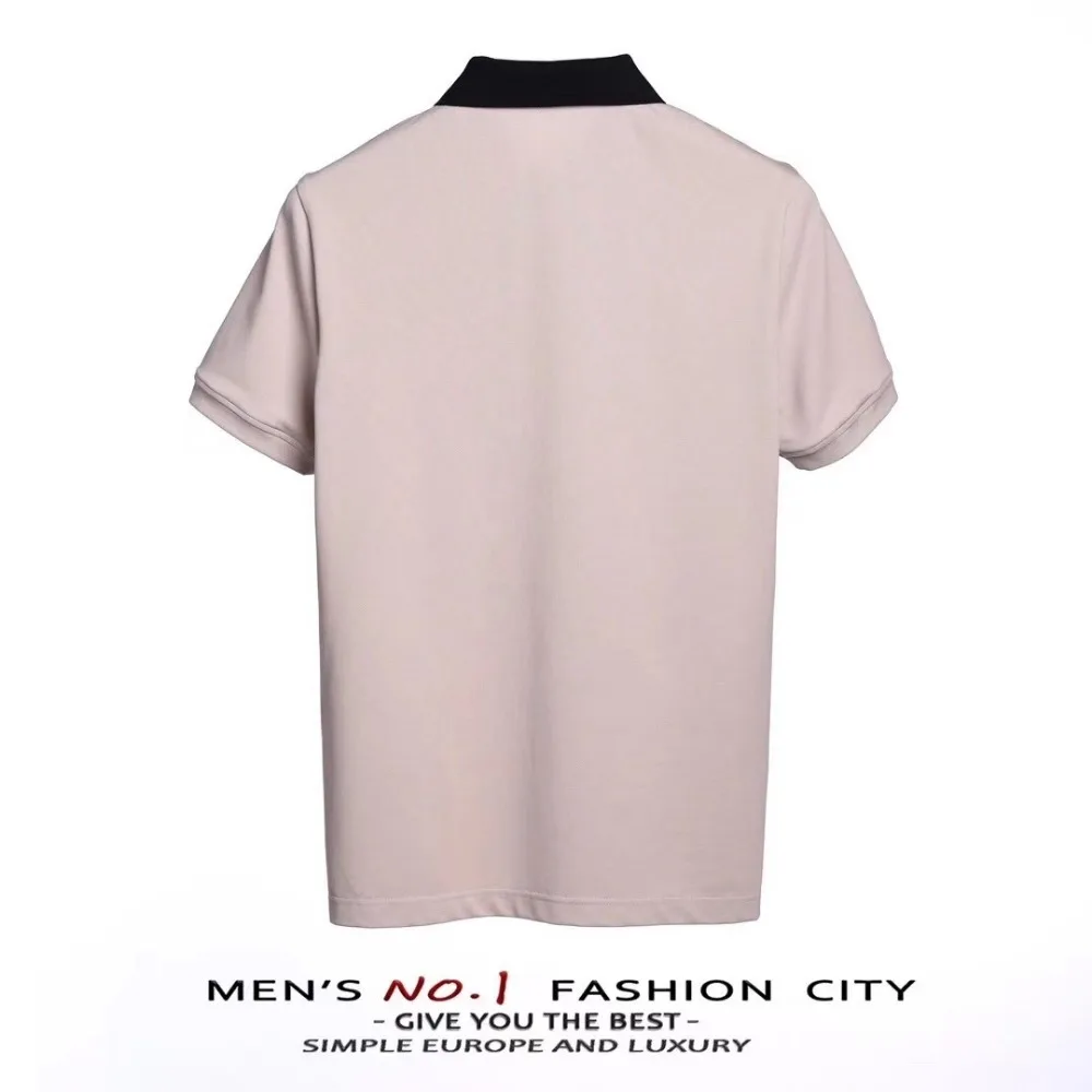 AH11630Fashion мужские топы и тройники Подиумные Роскошные известный бренд Европейский дизайн Короткие вечерние футболки с принтом мужская одежда