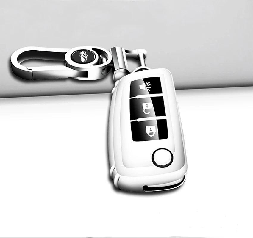 

New Soft TPU Car Key Case Cover For Nissan Qashqai Teana Tiida X-Trail Sylphy Kicks Car-styling Auto Accessories