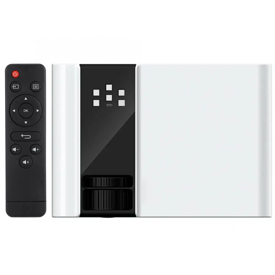 W10 светодиодный 1080P проектор Ultra-HD проектор для домашнего кинотеатра Поддержка Dual USB HDMI YGA/интерфейс для наушников 110-240 В вилка стандарта США, ЕС, Великобритании и Австралии