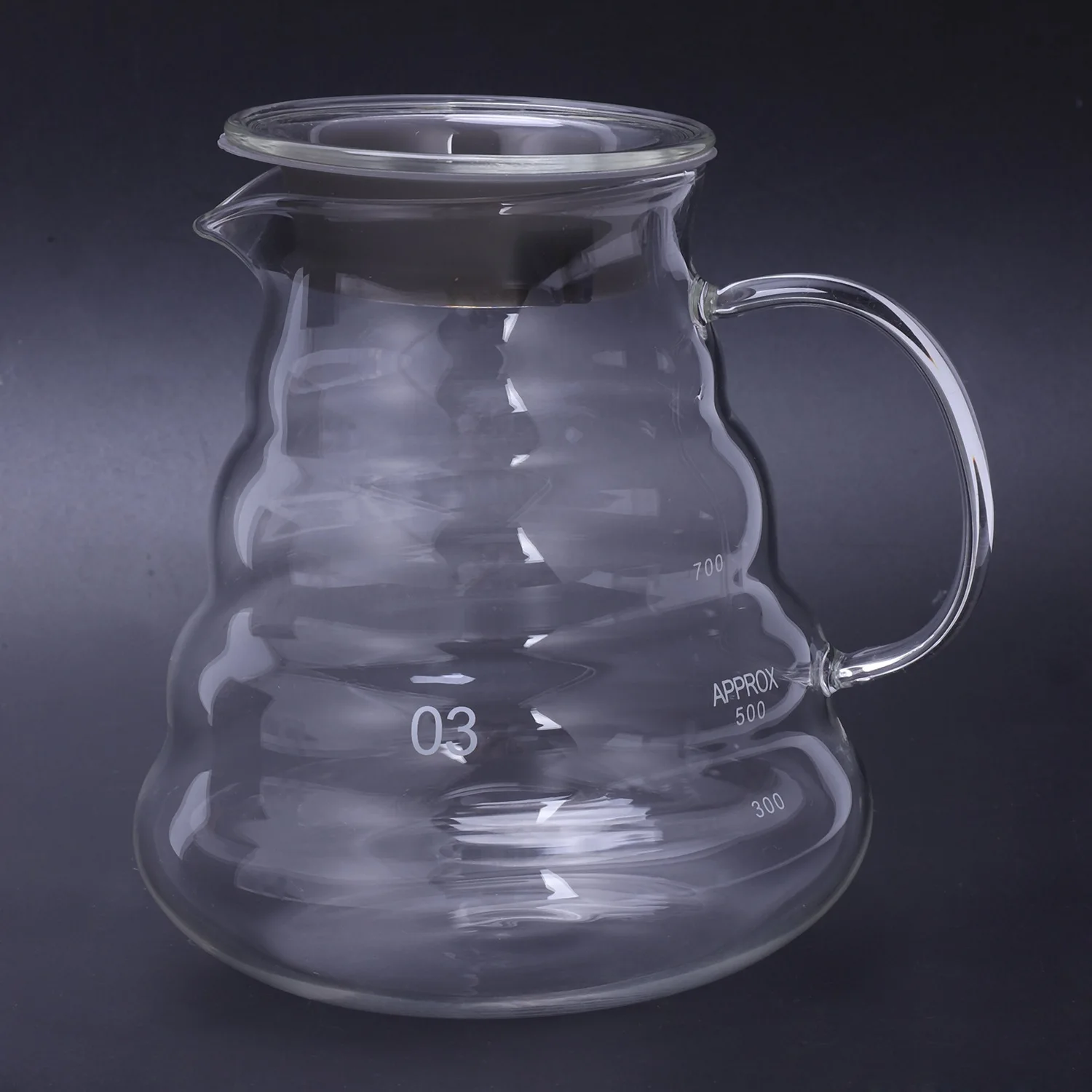 V60 залить над стеклянным диапазоном кофе сервер графин капельного кофе горшок Кофе чайник заварник бариста Перколятор прозрачный