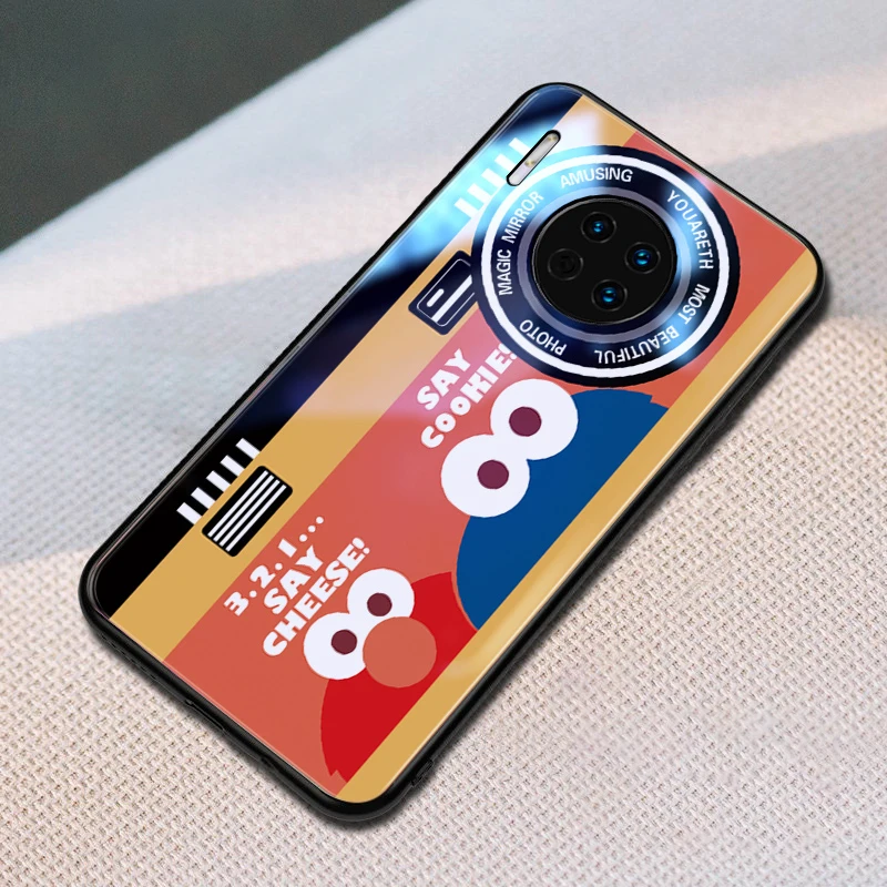 Для huawei mate 30 Pro Чехол прозрачный зеркальный Mofi mate 30pro чехол s чехол для huawei mate 30 Чехол Snoopy стеклянная оболочка - Цвет: 06