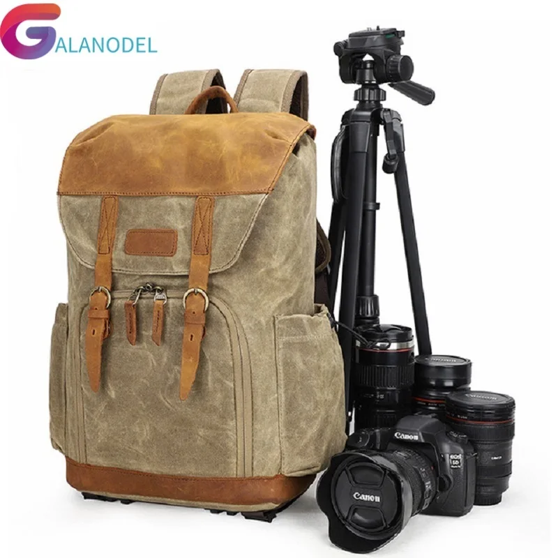 

For New Arrive Camera Backpack Cross-Country Waterproof Canvas Bag M304 Canon Eos Lens Bag Outdoor SLR Liner Shoulder Camera Bag