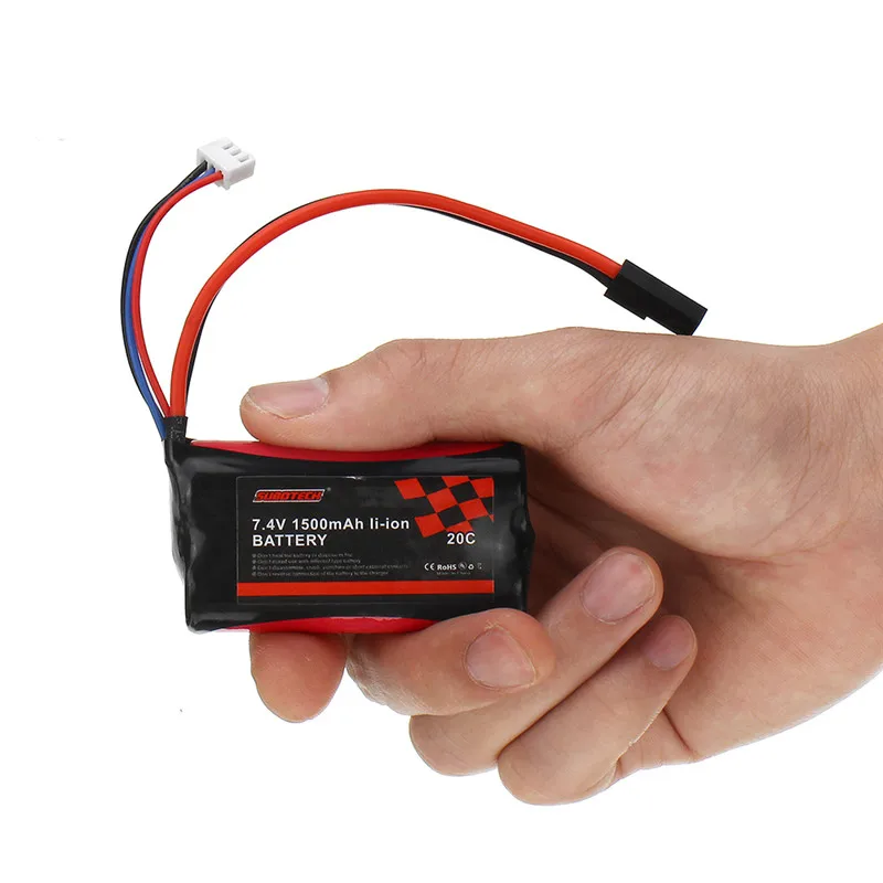 SUBOTECH 18650 7,4 V 1500mAh 20C 2S литий-ионный аккумулятор для BG1513 BG1515 BG1518 Автомобили RC модель DIY аксессуары запасные части