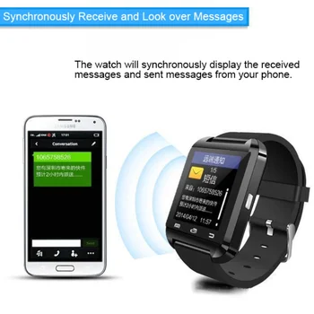 

U8 Women Men Bluetooth Smart Watches Heart Rate Watch Sleep Tracker Smart Wristband Sports Fitness Tracker Watches for Android