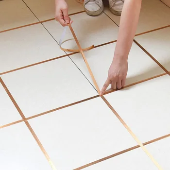

Bedroom Waterproof And Mildew Seam Decorative Stickers Gap Wedding Decoration Room Floor Wall Stickers Self-Adhesive