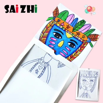 

Saizhi Creative DIY Magic Painting Drawing Art Paper Early Educational For Kids Toy Colorful Drawing Toys Birthday Gifts