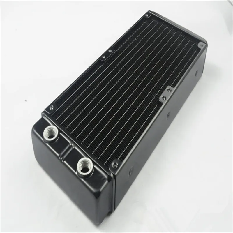 

G1/4 120mm 240mm 45mm thickness Aluminum Water cooling Radiator R120Y Double-deck