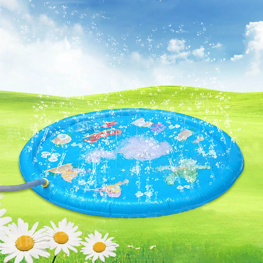 Комплект летней детской игры на свежем воздухе водные игры, веселье игра вечерние игрушка разбрызгиватель коврик игровой детский водные игрушки пляжный коврик подушка подарок