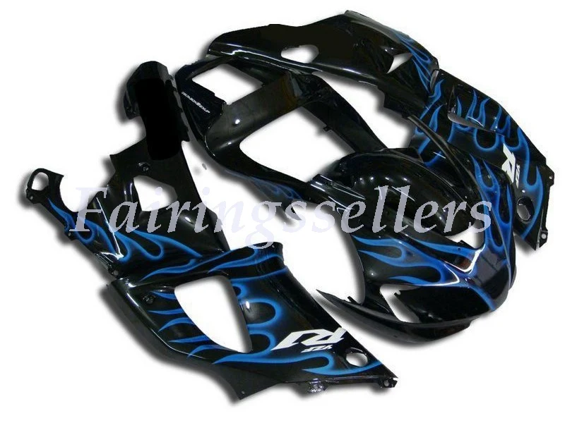 

New ABS Full fairings Kit Fit for Yamaha YZF-R1 YZF1000 R1 1998 1999 98 99 fairing set Blue Flame