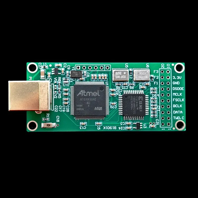 Цифровой USB интерфейс TZT аудио для аманеро класс 2 I2S вход ЦАП плата PCM DSD|Усилители