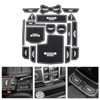 

Pads Car Door Mats Waterproof Inner For Jeep Wrangler JL 2018 Replacement Dustproof 19Pcs Parts Useful