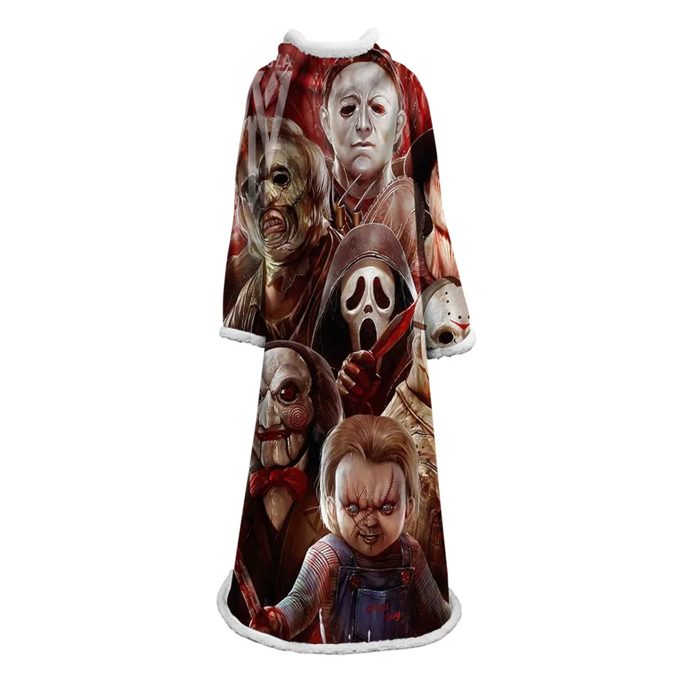

character Nap Blanket Soft Comfortable Velvet Plush Blanket for Couch Bed Travel Warm Cover Sleeve Blanket Bedding Outlet