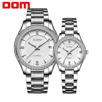 

DOM automatic mechanical watch couple watch ladies watch men's watch waterproof luminous sports stainless business steel luxury