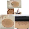 Yoga Mat Little Round Cork Rubber 60x60cmx3mm Non Slip Yoga Cushion Meditation Cushion Pad Pilates Pad for Home Outdoor YS-BUY 4