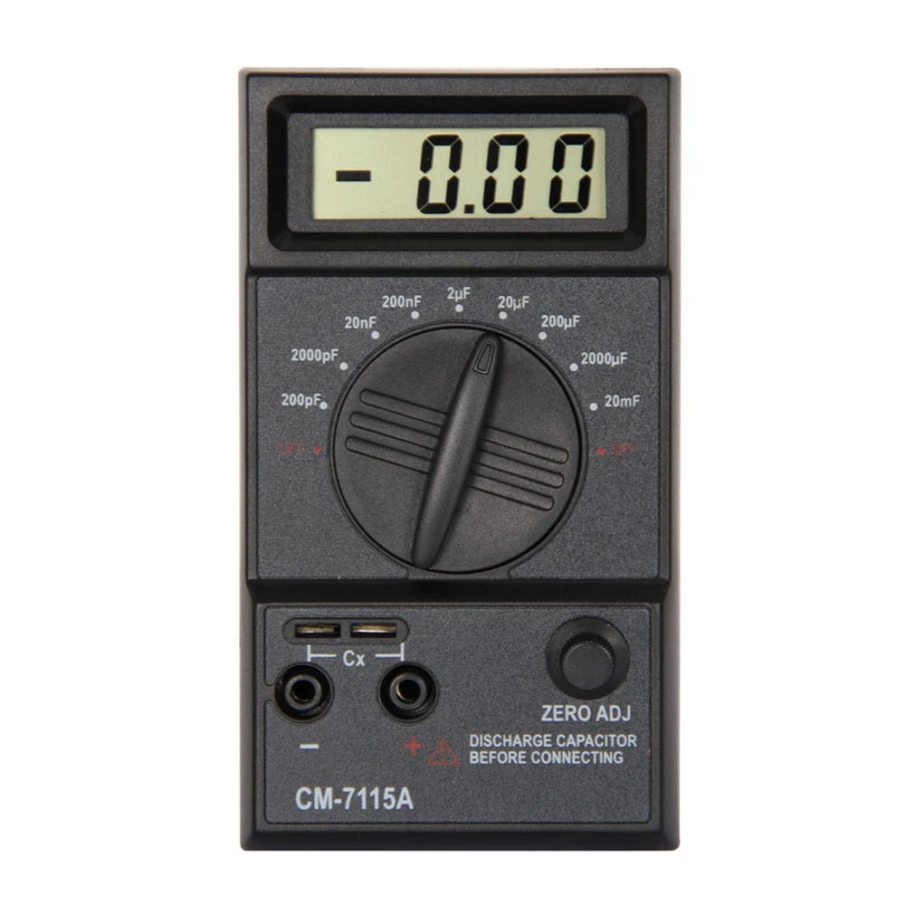 TOPINCN Capacitor Meter Tester Digital Battery Powered Capacitance Capacitor Meter Tester LCD Display 6013L TOPINCN Capacitor Meter Tester Digital Battery Powered Capacitance Capacitor Meter Tester LCD Display 6013L